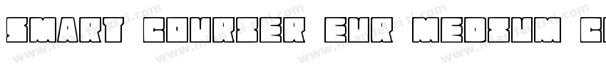 Smart Courier EUR Medium Condensed字体转换